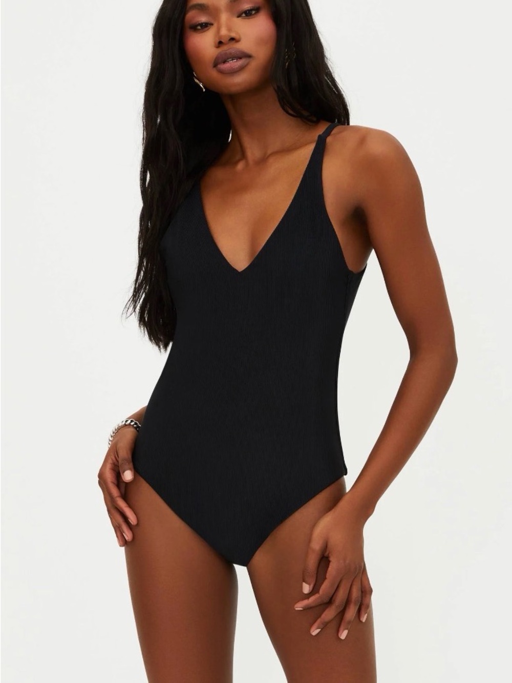Beach Riot Reese One Piece Black Size Large